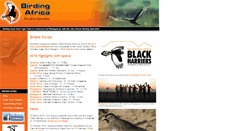 Desktop Screenshot of birdingafrica.com